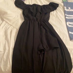 strapless dress but with shorts in it